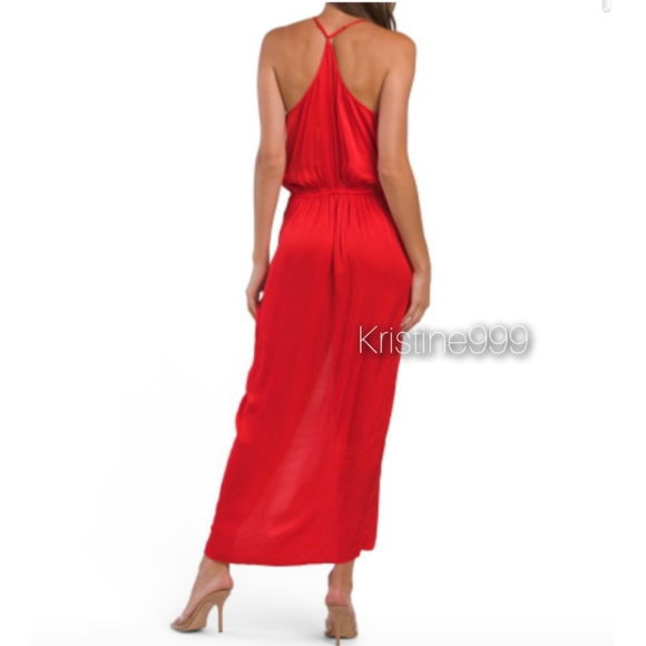 Young Fabulous and Broke Siren Slip Silky Dress in Rebel RED NEW XS S M L YFB - Picture 4 of 9